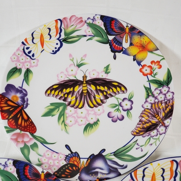 Butterfly Plates with Plate Rack - Picture 4 of 5